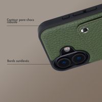 Selencia Coque Riva avec porte-cartes Apple iPhone 17 - Sage Green