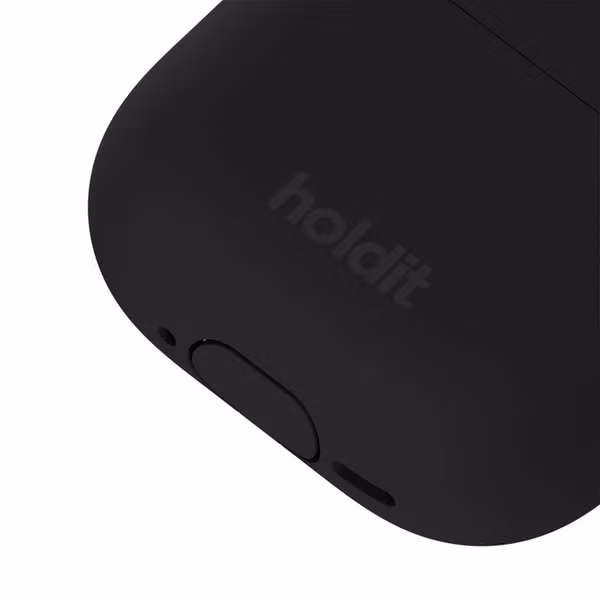 Holdit Coque Solid Silicone Apple AirPods 4 - Noir
