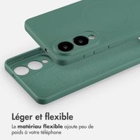 imoshion Coque Couleur avec MagSafe Samsung Galaxy S25 Edge - Vert foncé