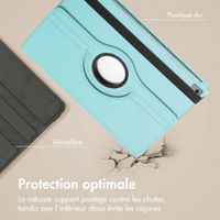 imoshion Coque tablette rotatif à 360° Apple iPad 9 (2021) 10.2 pouces / iPad 8 (2020) 10.2 pouces / iPad 7 (2019) 10.2 pouces - Bleu clair