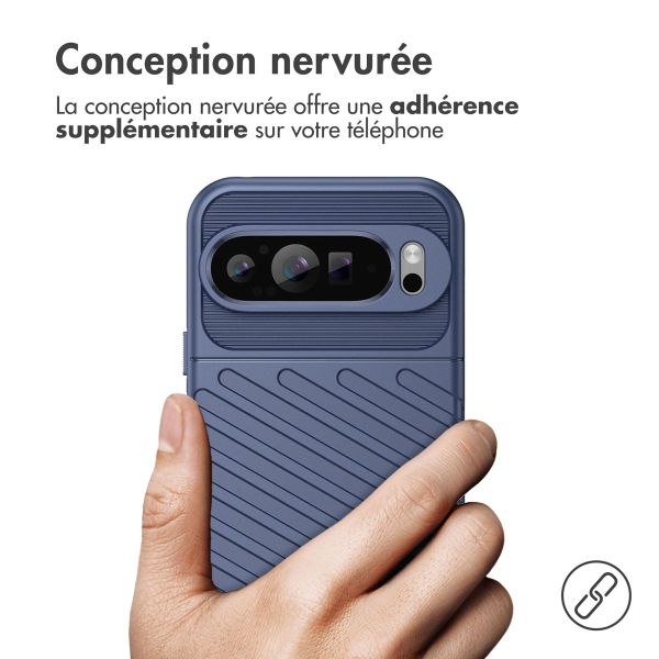 imoshion Coque Arrière Thunder Google Pixel 9 Pro XL - Bleu foncé