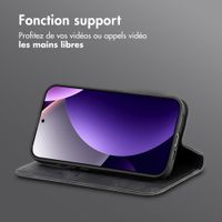 imoshion Étui de téléphone portefeuille Slim Xiaomi Redmi Note 15 Pro Plus (5G) - Noir