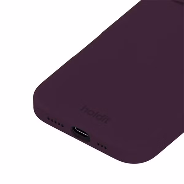 Holdit Coque Silicone Apple iPhone 16 - Deep Plum