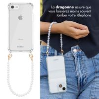 imoshion Coque avec cordons de téléphone Apple iPhone SE (2022 / 2020) / 8 / 7 - Perles