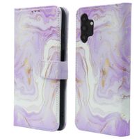imoshion Étui de télephone portefeuille Design Samsung Galaxy A13 (5G) - Purple Marble