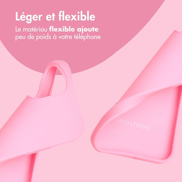 imoshion Coque Couleur Apple iPhone 12 (Pro) - Bubblegum Pink