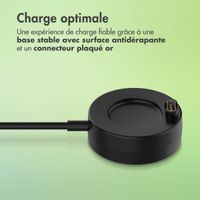 imoshion Station de charge Garmin Watch | Câble de chargement USB-A - 1 metre - Noir