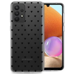 imoshion Coque Design Samsung Galaxy A33 - Hearts All Over Black