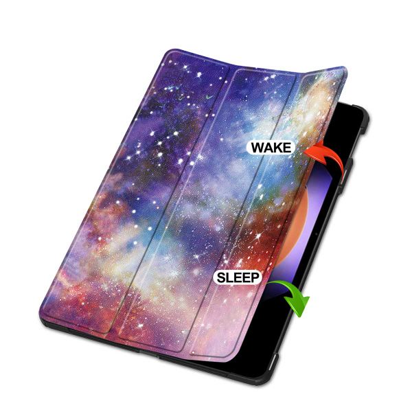 imoshion Coque tablette Design Trifold Xiaomi Pad 6S Pro 12.4 - Space