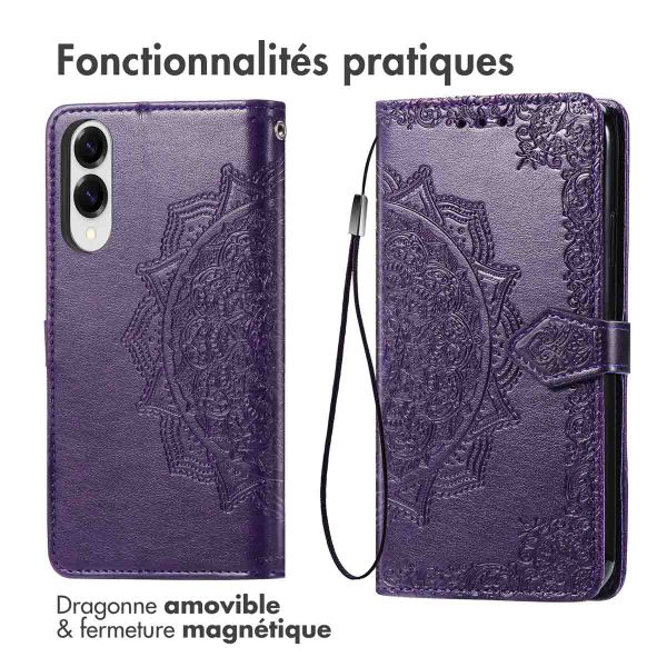 imoshion Etui de télephone Mandala Samsung Galaxy S25 Edge - Violet