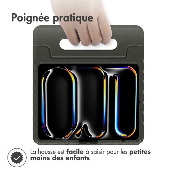 imoshion Coque kidsproof avec poignée iPad Pro 13 (2024) M4 - Noir