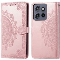 imoshion Etui de télephone Mandala Motorola Edge 60 Neo - Rose Doré