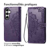 imoshion Etui de téléphone portefeuille Mandala Samsung Galaxy S23 FE - Violet