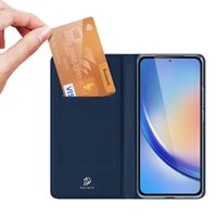 Dux Ducis Étui de téléphone Slim Samsung Galaxy A35 - Bleu foncé