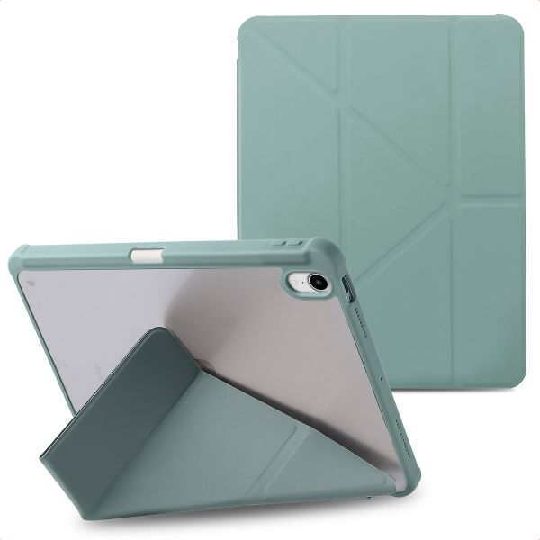 imoshion Coque tablette Origami iPad 10 (2022) 10.9 pouces - Vert foncé