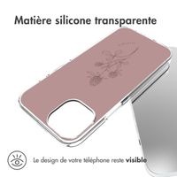 imoshion Coque Design iPhone 14 - Floral Pink