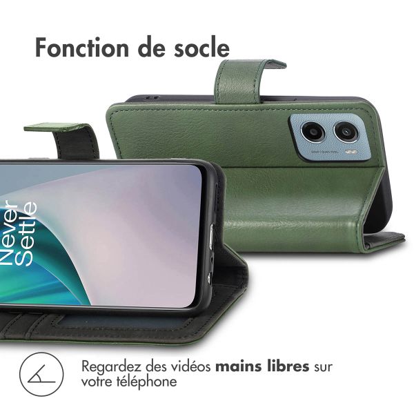 imoshion Étui de télephone portefeuille Motorola Moto G05 / E15 - Vert