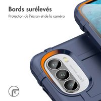 imoshion Coque Rugged Shield Motorola Moto G52 / G82 - Bleu foncé