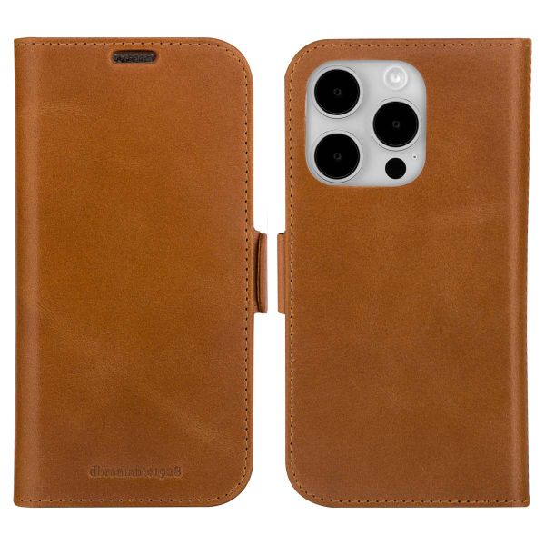 dbramante1928 Étui de téléphone portefeuille Lynge Apple iPhone 15 Pro - Tan