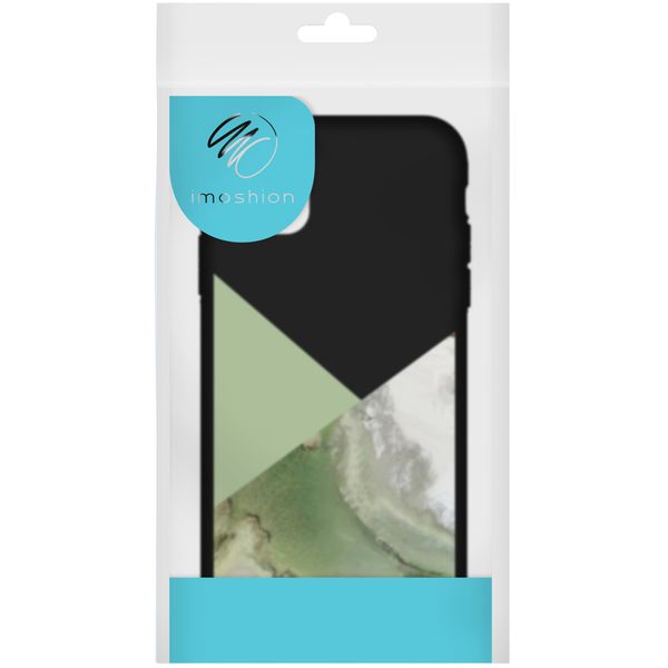 imoshion Coque Design Samsung Galaxy A71 - Marbre - Vert / Noir