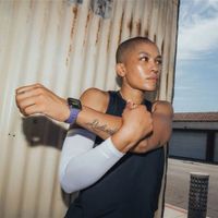 Nomad Bracelet Tempo en silicone Apple Watch Series 1 - 9 / SE (38/40/41 mm) | Series 10 / 11 (42 mm) - Purple