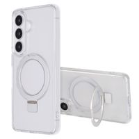 Accezz Coque Ring Stand avec MagSafe Samsung Galaxy S26 - Transparent