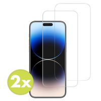 Accezz Protection d'écran en verre trempé 2-pack iPhone 15 / 15 Pro / 16