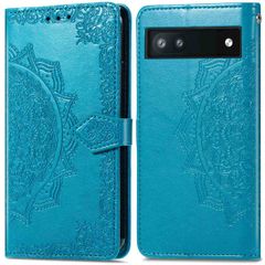 imoshion Etui de téléphone portefeuille Mandala Google Pixel 6a - Turquoise