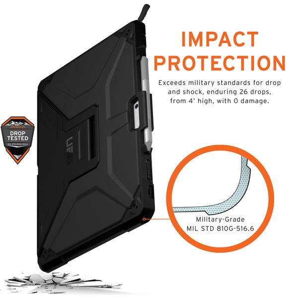 UAG Coque Metropolis Microsoft Surface Pro 7 Plus / 7 / 6 / 4 - Noir