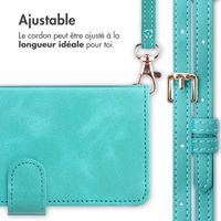 imoshion Etui de téléphone portefeuille avec cordon Samsung Galaxy S23 - Turquoise