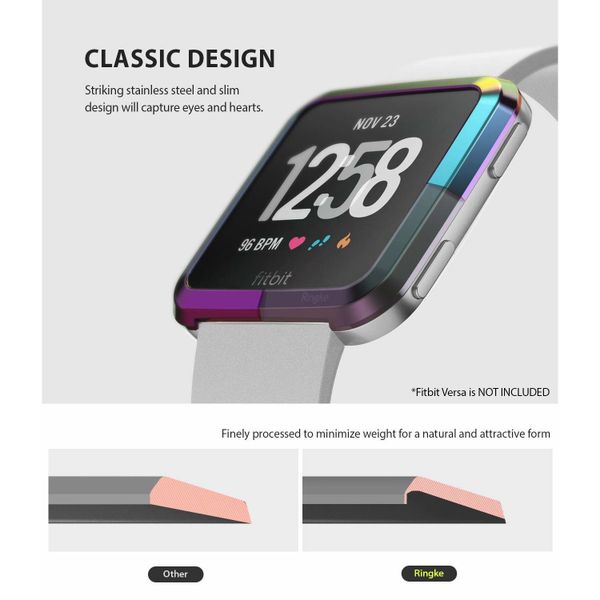 Ringke Style de lunette Fitbit Versa / Versa Lite - Iridescent