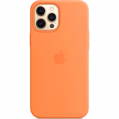 Apple Coque en silicone MagSafe Apple iPhone 12 Pro Max - Kumquat