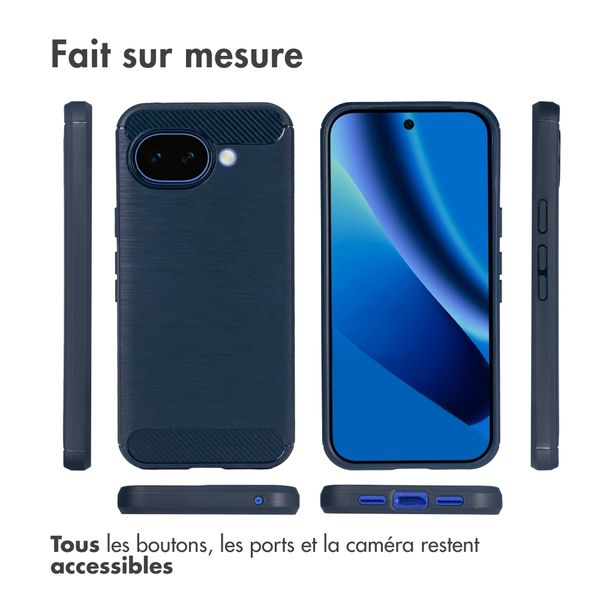 imoshion Coque Brushed Google Pixel 10a - Bleu foncé