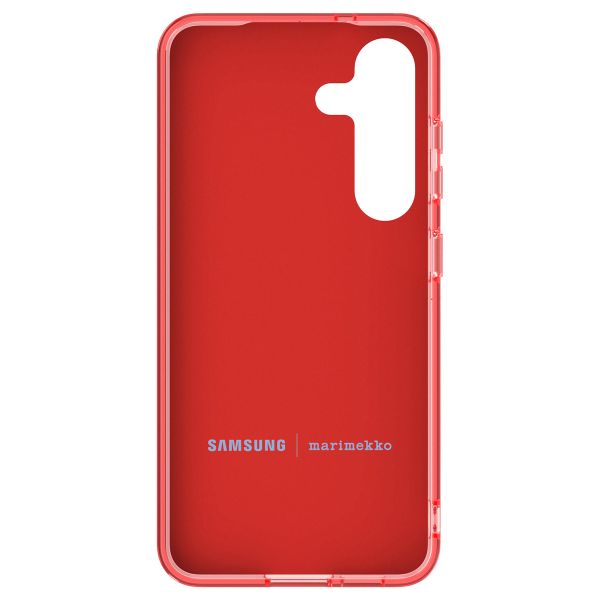 Samsung Coque Unikko Hybrid Marimekko Samsung Galaxy S25 - Rouge