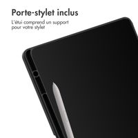 imoshion Coque tablette rigide Trifold Samsung Tab S10 Plus / Tab S9 FE Plus / Tab S9 Plus 12.4 pouces - Noir