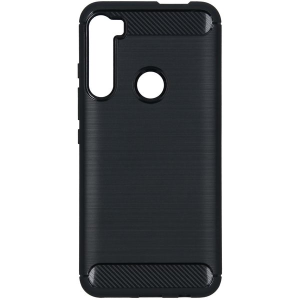 Coque brossée Motorola One Fusion Plus - Noir