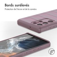 imoshion Coque arrière EasyGrip Samsung Galaxy S22 Ultra - Violet