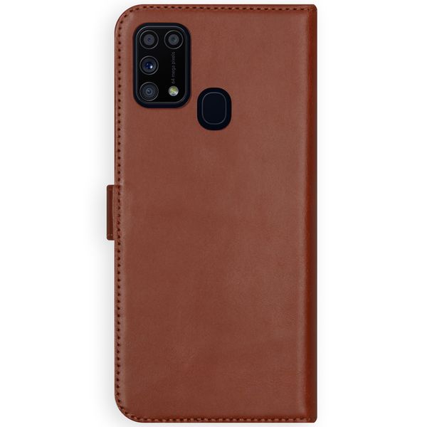 Selencia Étui de téléphone portefeuille en cuir véritable Samsung Galaxy M31