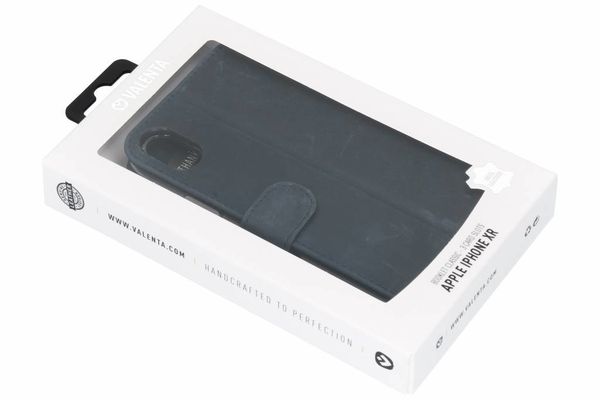 Valenta L'étui de téléphone Classic Luxe iPhone Xr - Bleu