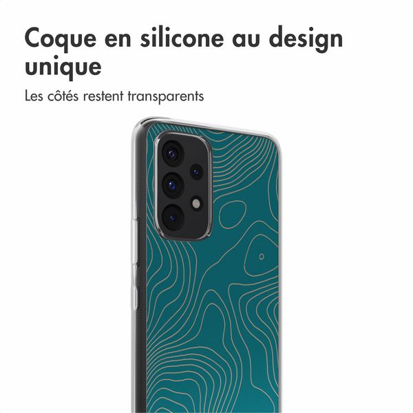 imoshion Coque Design Samsung Galaxy A53 - Topo Turquoise