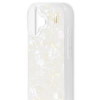 iDeal of Sweden Coque Pearlized Apple iPhone 16 - Blanc