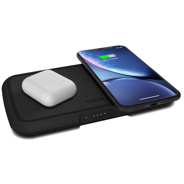 Zens Powerbank Dual Wireless Charger - Powerbank sans fil - 9000 mAh