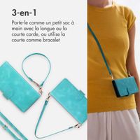 imoshion Etui de télephone portefeuille avec cordon Samsung Galaxy A56 - Turquoise