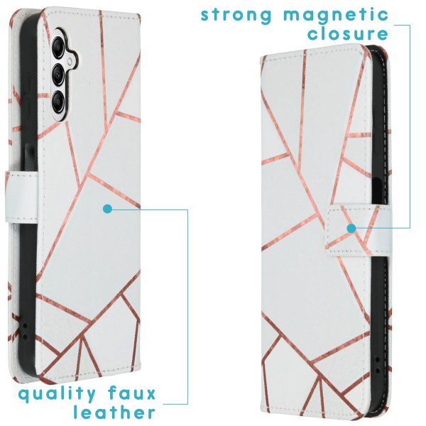 imoshion Coque silicone design Samsung Galaxy A14 (5G) - White Graphic