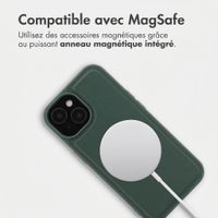 Accezz Coque arrière Edge avec MagSafe Apple iPhone 15 - Vert