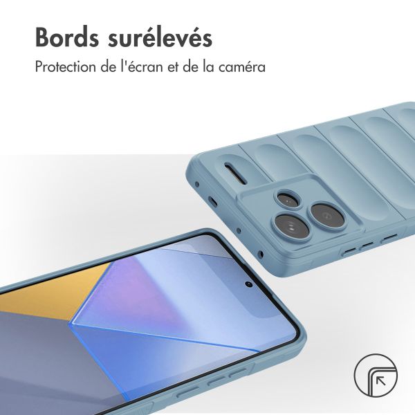 imoshion Coque arrière EasyGrip Xiaomi Redmi Note 13 Pro Plus (5G) - Bleu clair