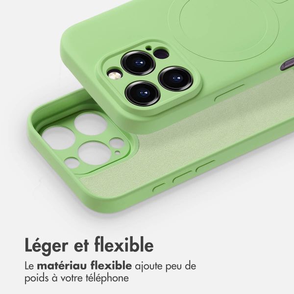 imoshion Coque Couleur avec MagSafe iPhone 16 Pro Max - Vert