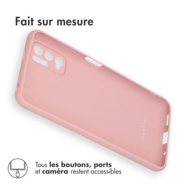 imoshion Coque Couleur Xiaomi Redmi Note 10 (5G) - Dusty Pink