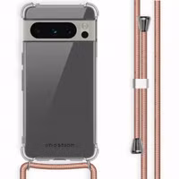 imoshion Coque avec dragonne Google Pixel 8 Pro - Rose Doré