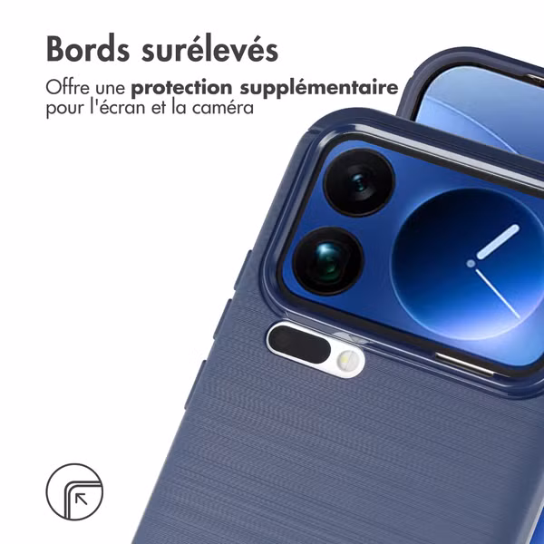 imoshion Coque Brushed Xiaomi 17 Pro Max - Bleu foncé